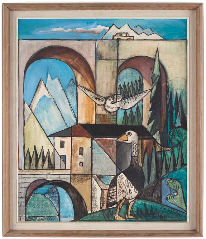 Einar Forseth, Alpine Landscape, Switzerland.