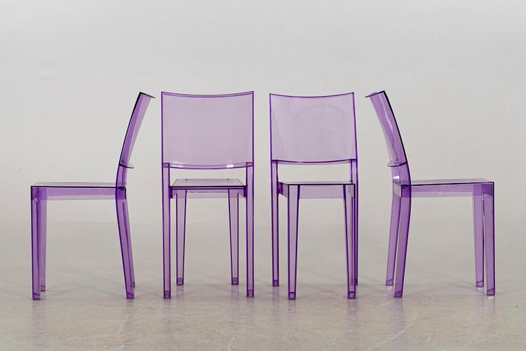 A SET OF 6 PHILIPPE STARCK "LA MARIE" CHAIRS by KARTELL.