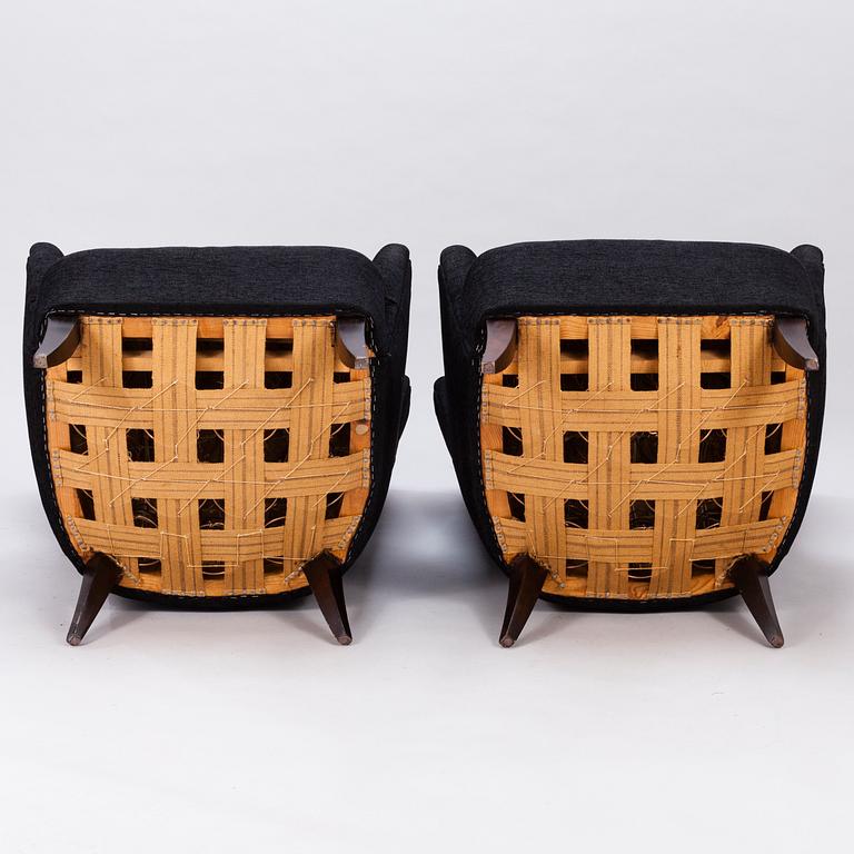 FÅTÖLJER, ett par 1900-talet mitt.