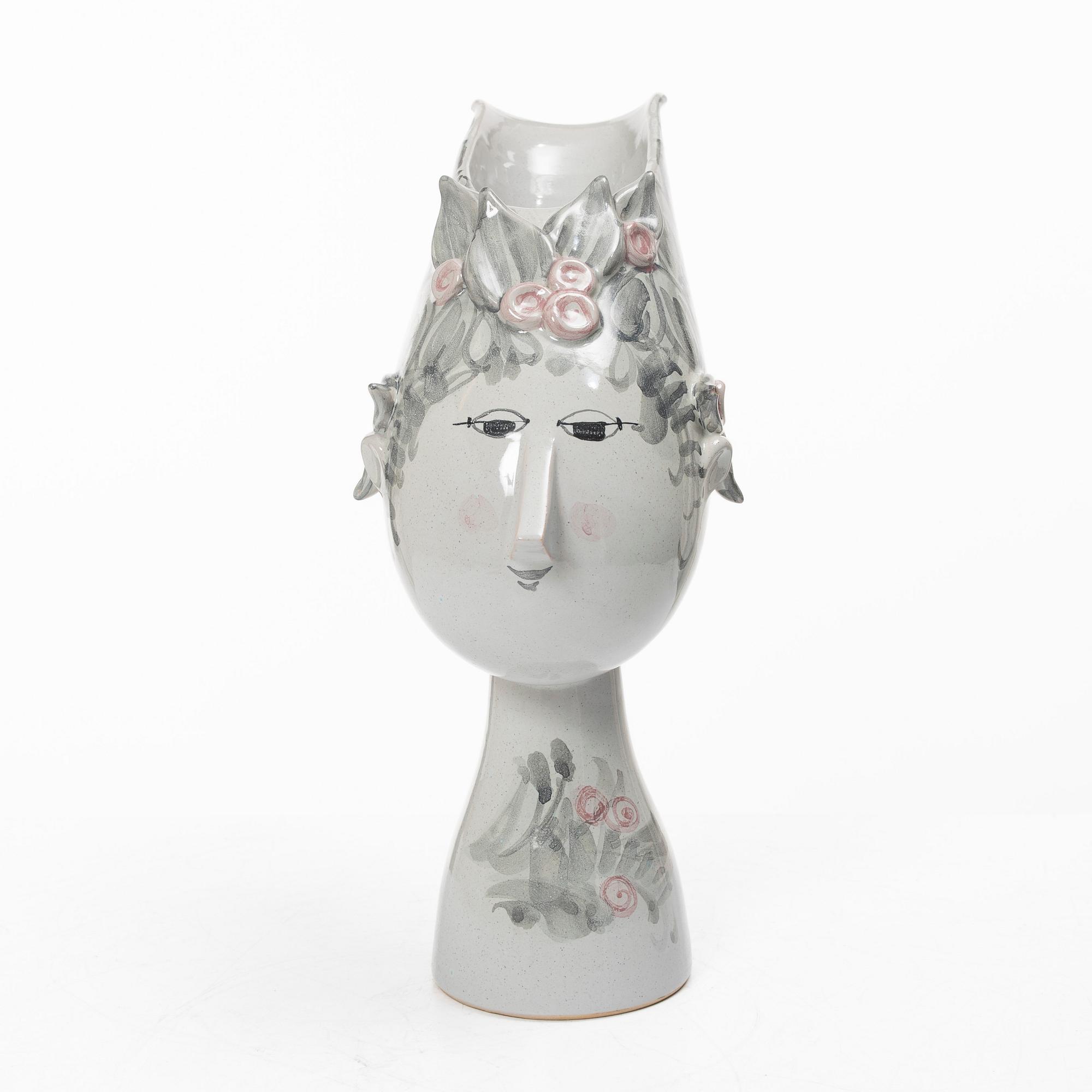 Björn Wiinblad, two vases, including 'Eva', rosendahl Design Group, Denmark.