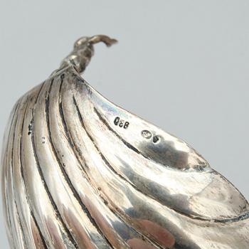 PARTI SILVER, 5 delar, bland annat Adie Brothers LTD, Birmingham, 1980. Total vikt exklusive vas ca 450g.