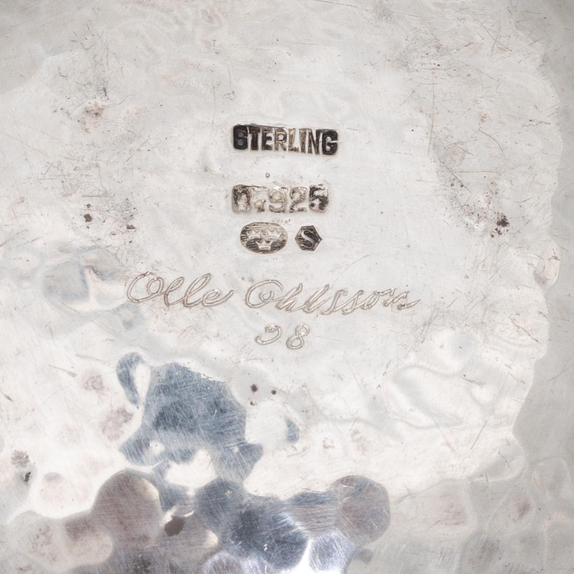 Olle Ohlsson, tumlare, sterling silver, Stockholm 1998.
