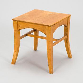 Yrjö Blomstedt, kirjoituspöytä ja jakkara, 1898.