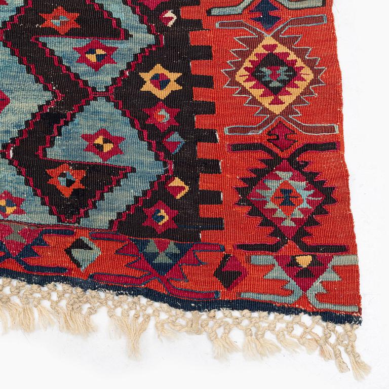 An antique Van kilim, Eastern Anatolia, c. 328 x 167 cm.