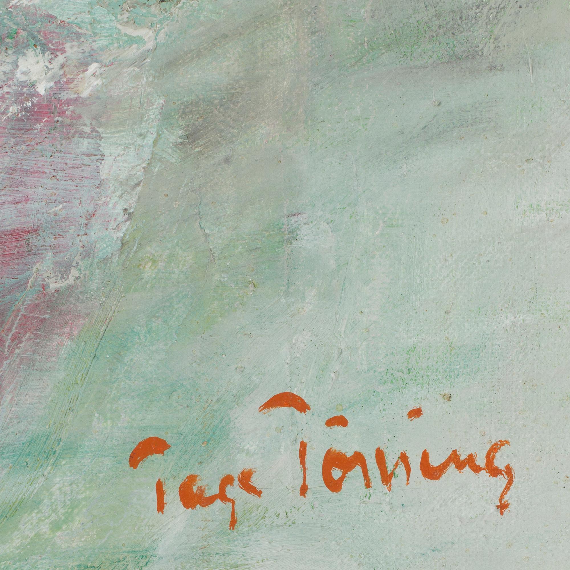 TAGE TÖRNING, olja på duk. Sign.