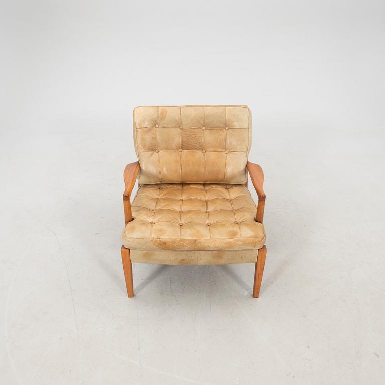 Arne Norell, armchair "Löven" by Norell Möbler, late 20th century.