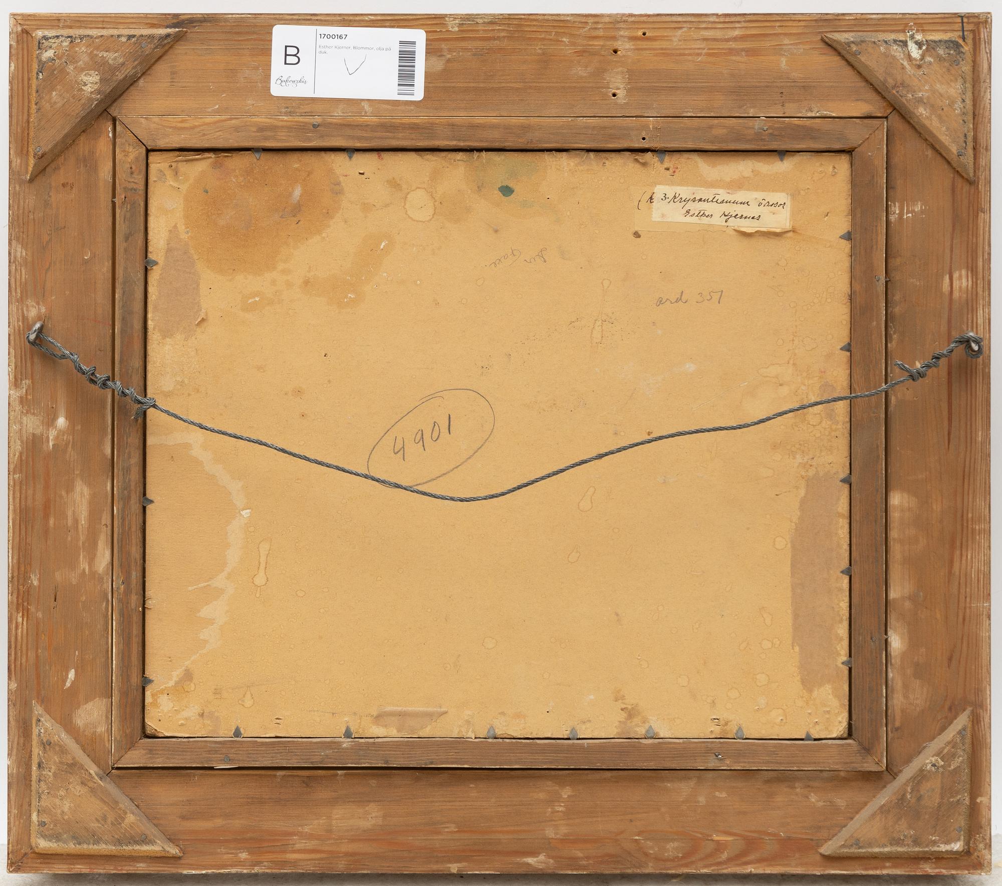 Esther Kjerner, "Krysantemum och rosor".