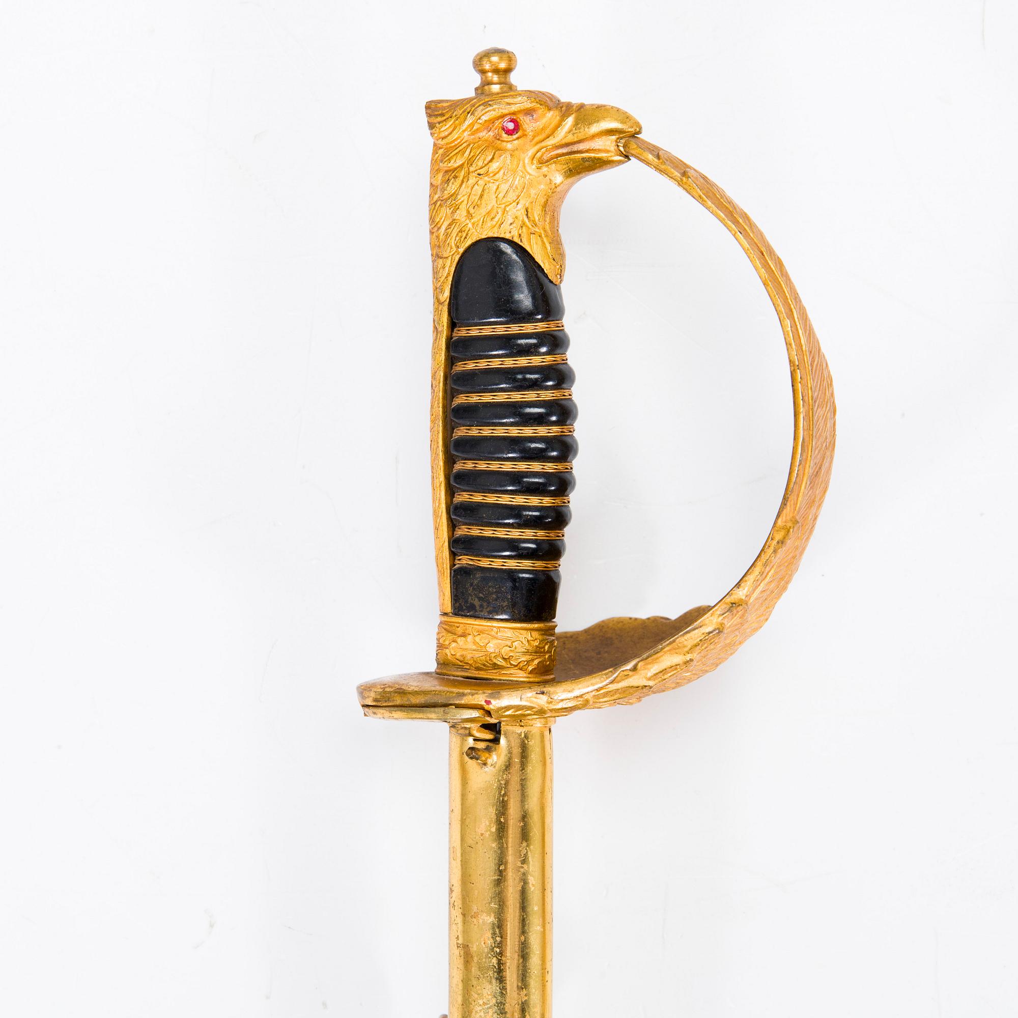 Italian Air Force Officer Sword, manufacturer Solingen Germany.