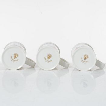 Gucci, A set of six vintage christmas mugs.