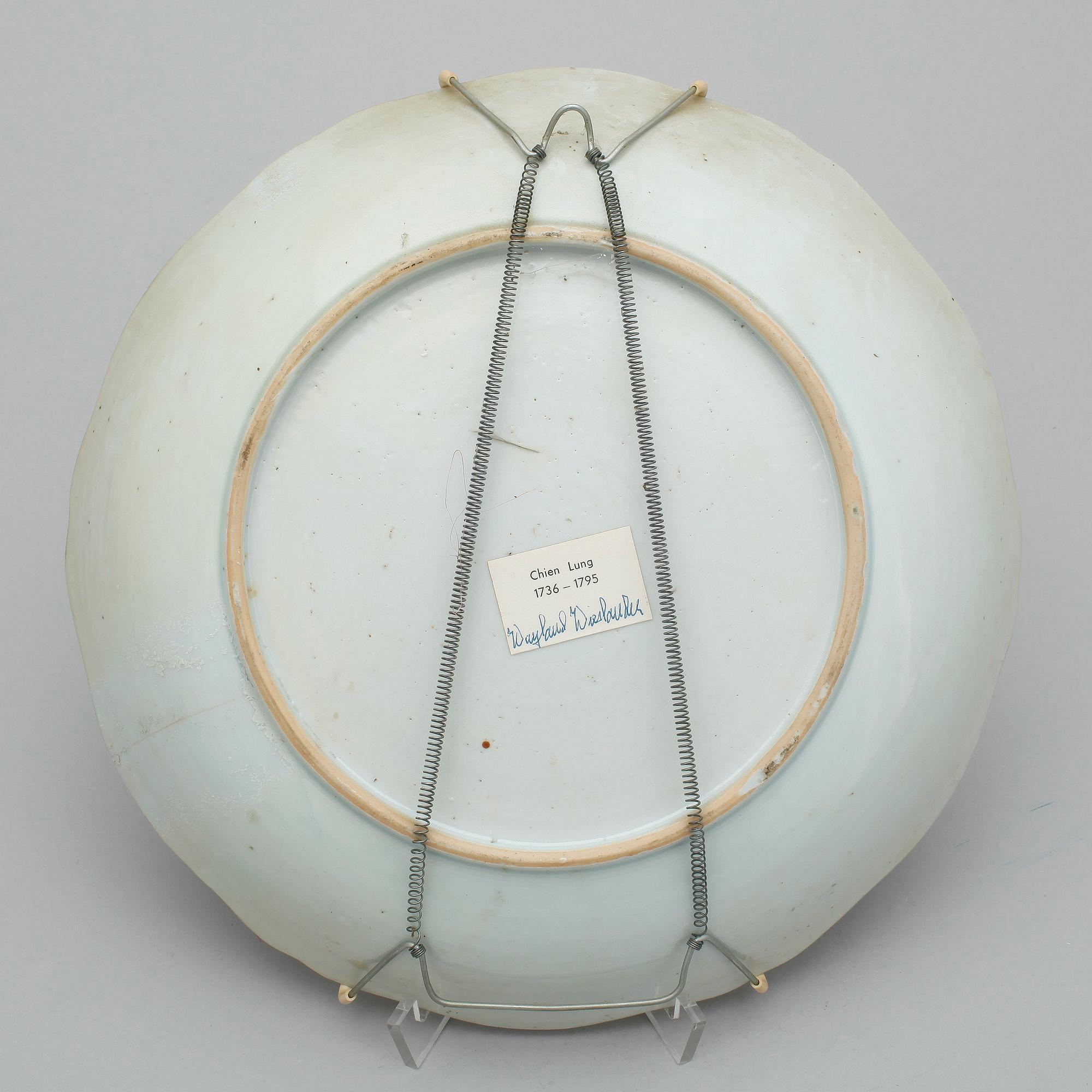 SKÅLFAT, porslin, Qianlong, Kina 1700-tal.