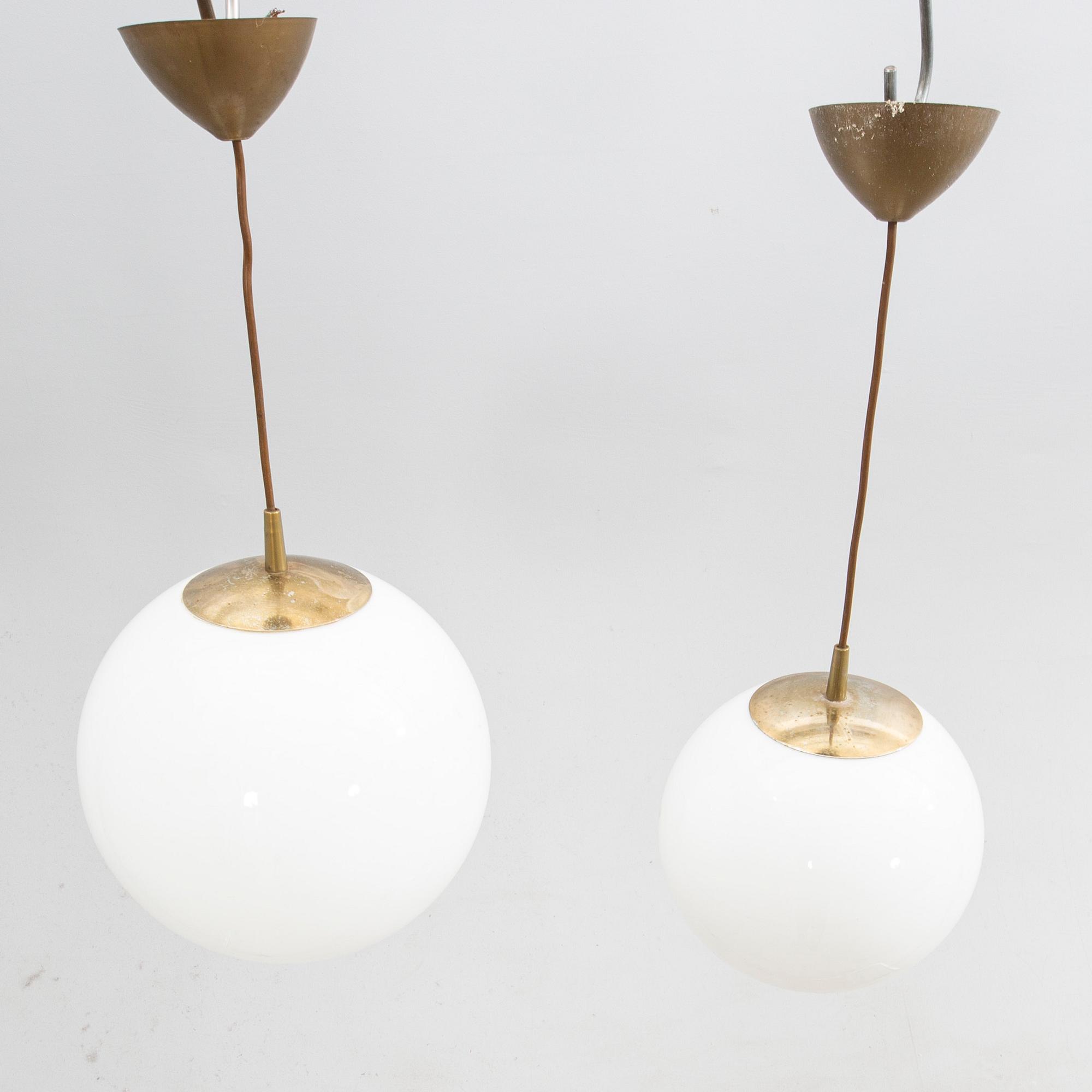 Ceiling lamps 2 pcs 20th century.