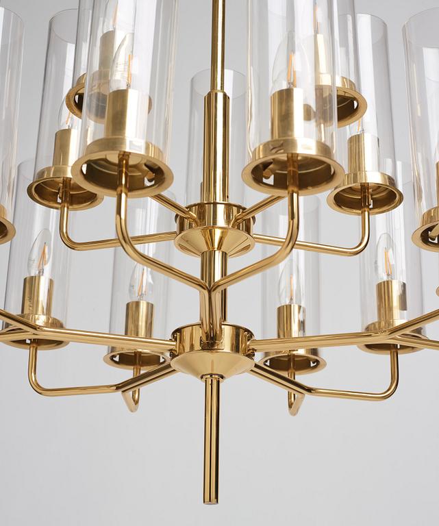 Hans-Agne Jakobsson, a pair of ceiling lamps, model 'Sonata' T434/15, Hans-Agne Jakobsson AB Markaryd, Sweden 1960-1970s.