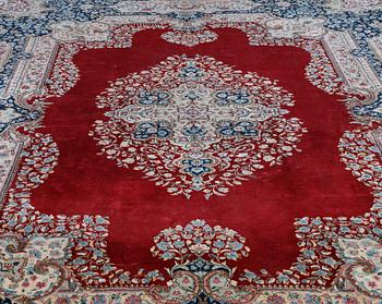 A carpet, Old Kerman, ca 467 x 295 cm.