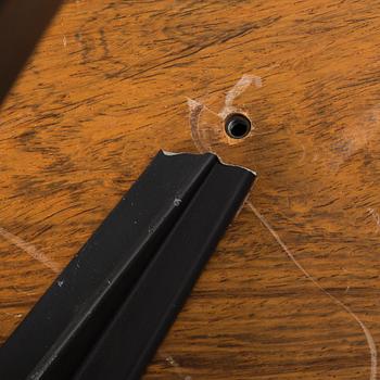 A armchair and footstool, "Lounge Chair", Charles & Ray Eames, USA, Herman Miller, 1970s,