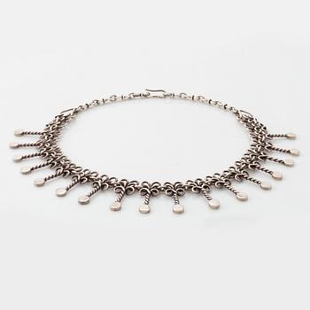 Bengt Wettersjö for Ateljé Borgila, silver necklace.