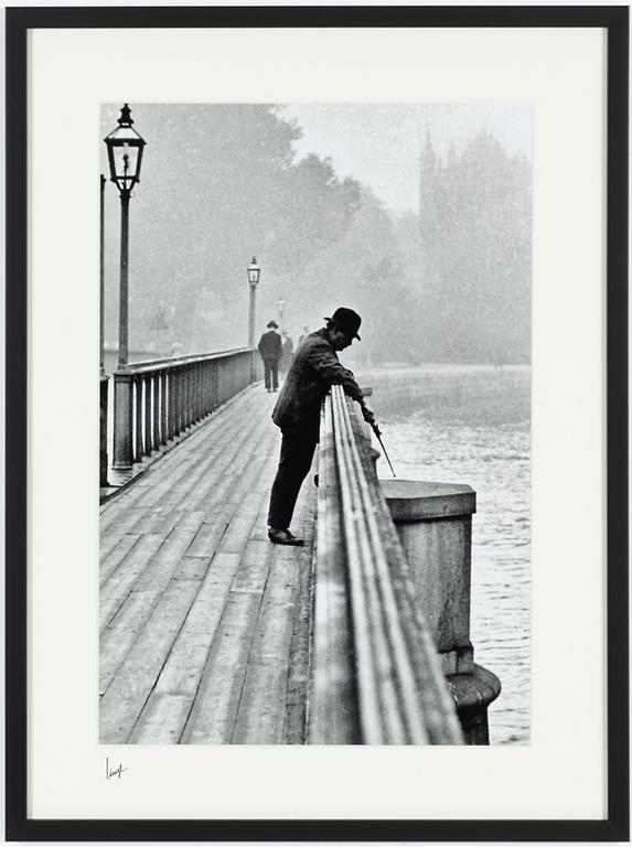 Åke Lange, "Fiskare på Skeppsholmsbron", 1937.