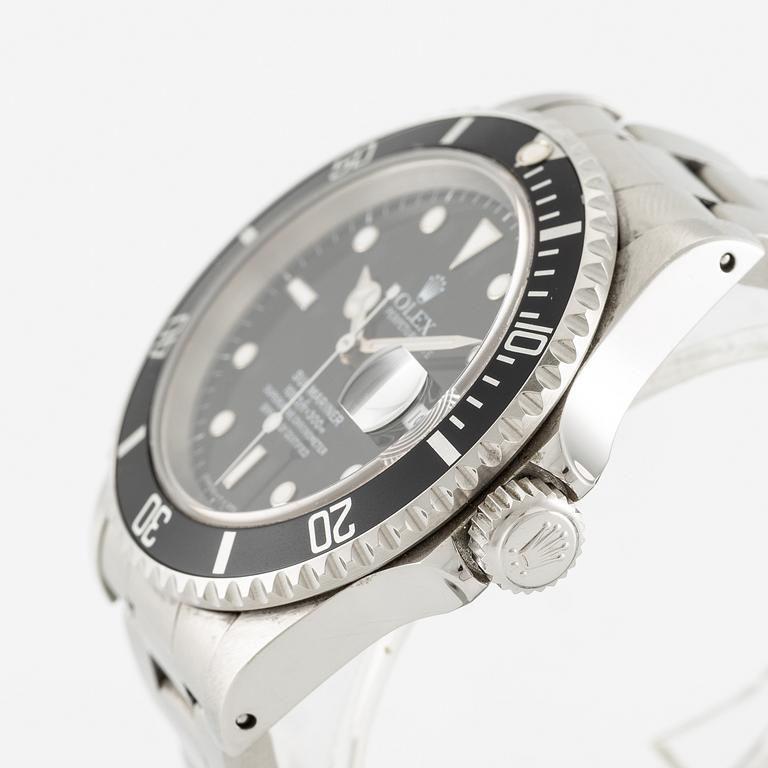 Rolex, Oyster Perpetual Date, Submariner, wristwatch, 40 mm.