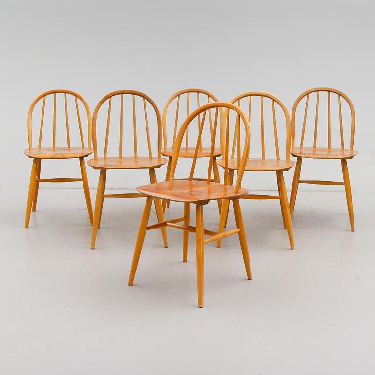 STOLAR, 6 st, "Fanett", Ilmari Tapiovaaria, Edsbyverken, 1960-tal.