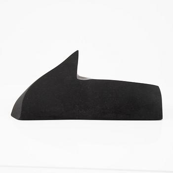 Björn Selder, sculpture, unsigned, diabase.