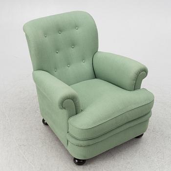 Josef Frank, a model 336 armchair, Firma Svenskt Tenn, Sweden.