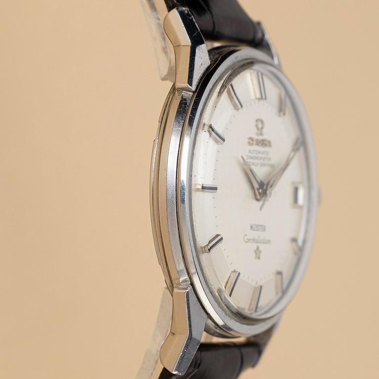 Omega, Constellation, Calendar, "Meister", "Pie-Pan", "Double signed", ca 1966.