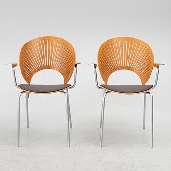 Nanna Ditzel,  six 'Trinidad' armchairs, Fredericia, Denmark.