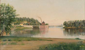 Arvid Liljelund, The Old Bridge over Jyränki.
