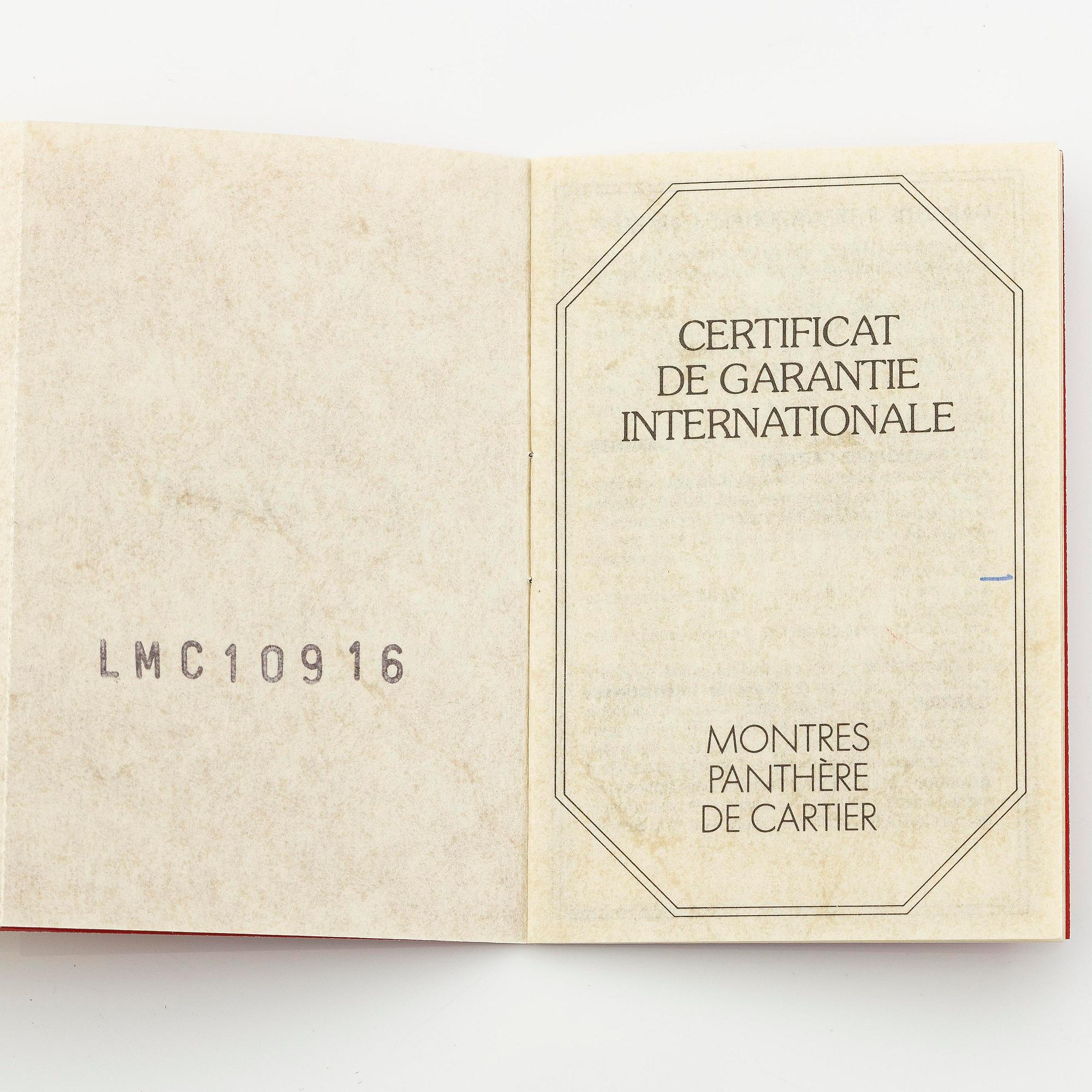 Cartier, Panthère, ca 1987.