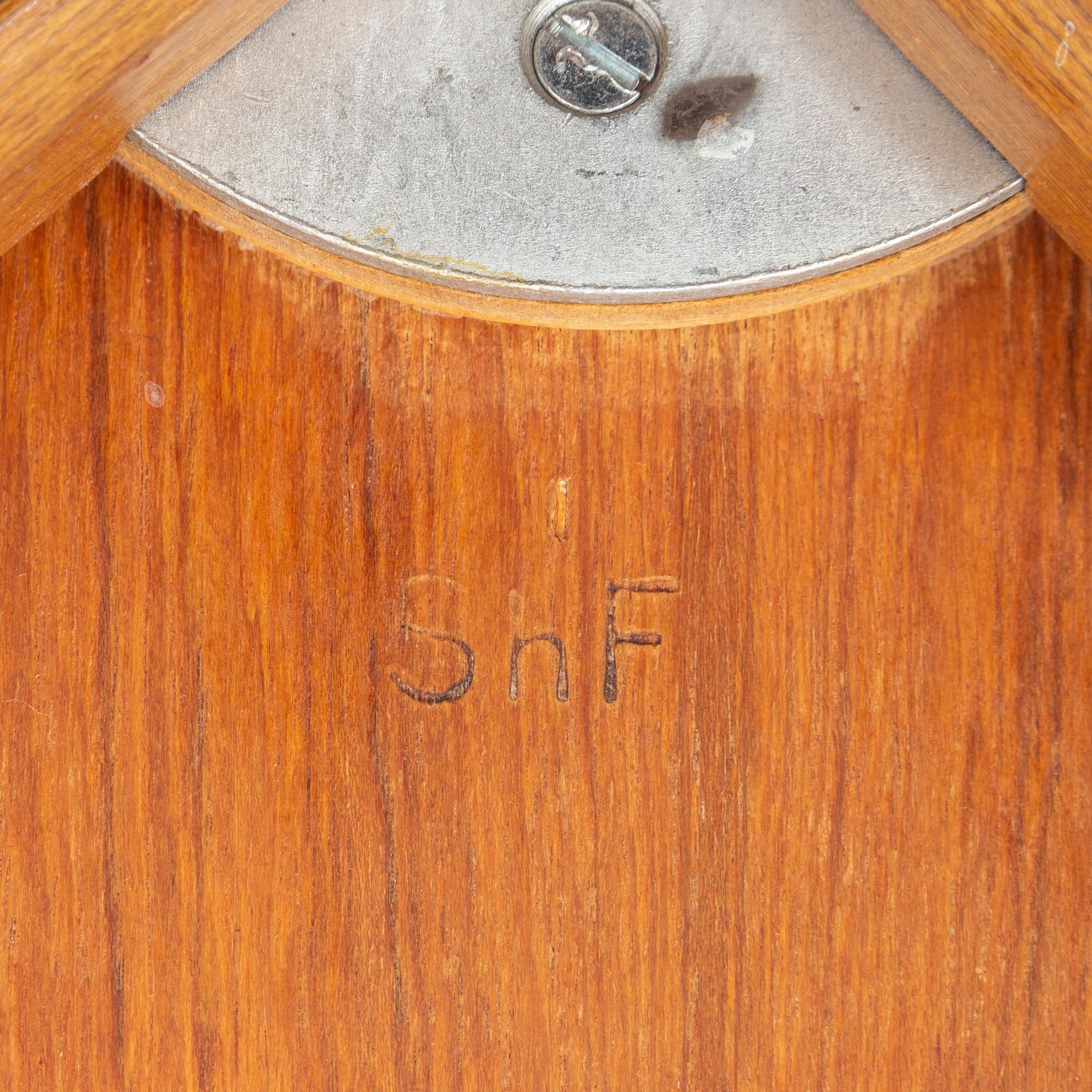 Arne Jacobsen, stolar, 6 st, "Grand Prix", Fritz Hansen, Danmark, 1950-tal.