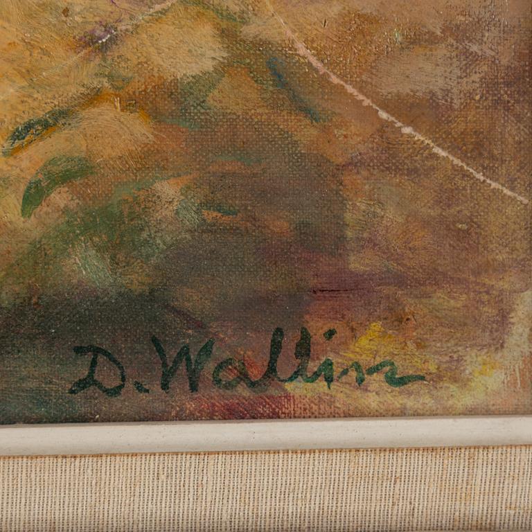 DAVID WALLIN, oil on canvas/panel, signed.