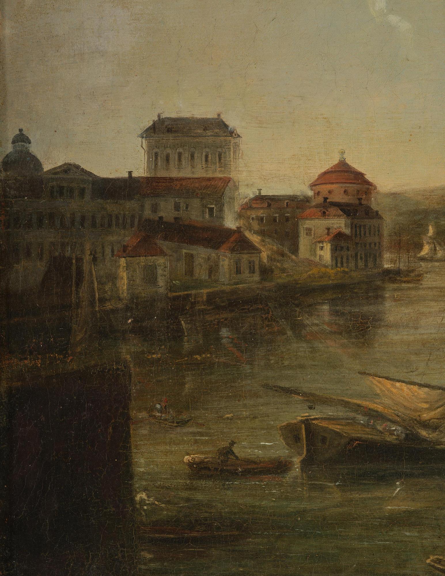 Elias Martin, "Norrström with the Bondeska Palace, Stockholm".