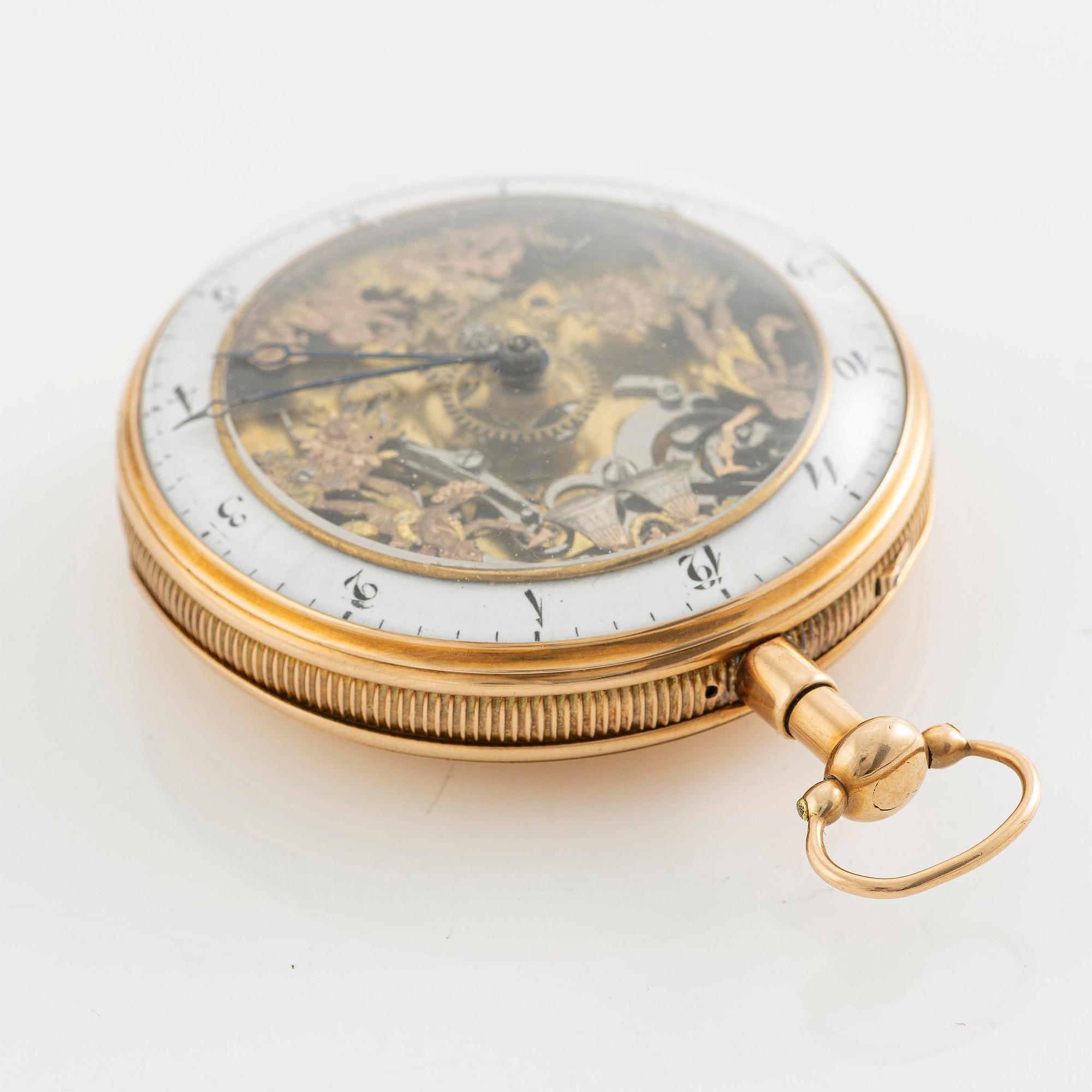 Fickur, repeterur, "Royal Gift", "Jacquemart", ca 1820.