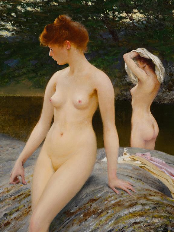 August Hagborg, Kvällsdopp.
