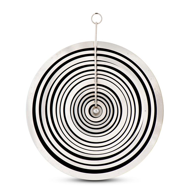 Tapio Wirkkala, PENDANT, "Silver moon", silver. Kultakeskus 1971.