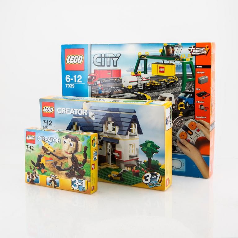 Lego systems 3 kartonger 2000-tal.