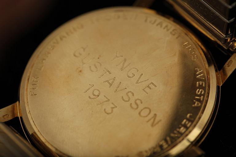 HERRARMBANDSUR, 18 k, Zenith, 1970-tal.