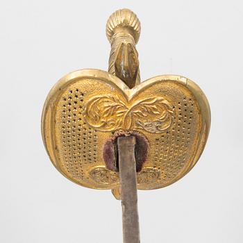 A Swedish infantry officer's sword 1820s/1830s.