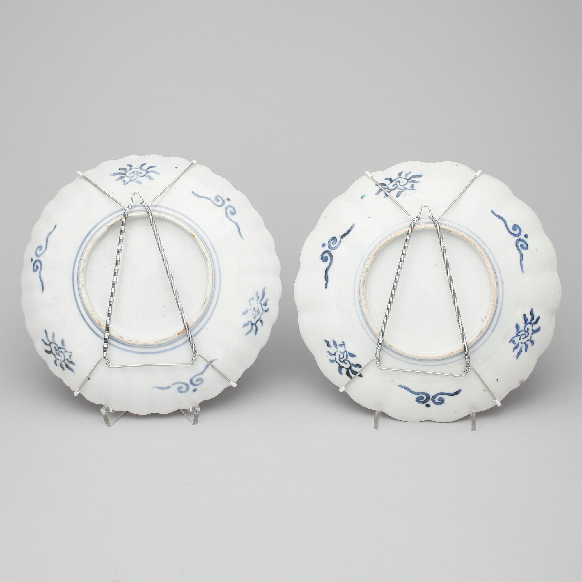 FAT, 3 st, porslin, Imari, Japan, 1800-tal.
