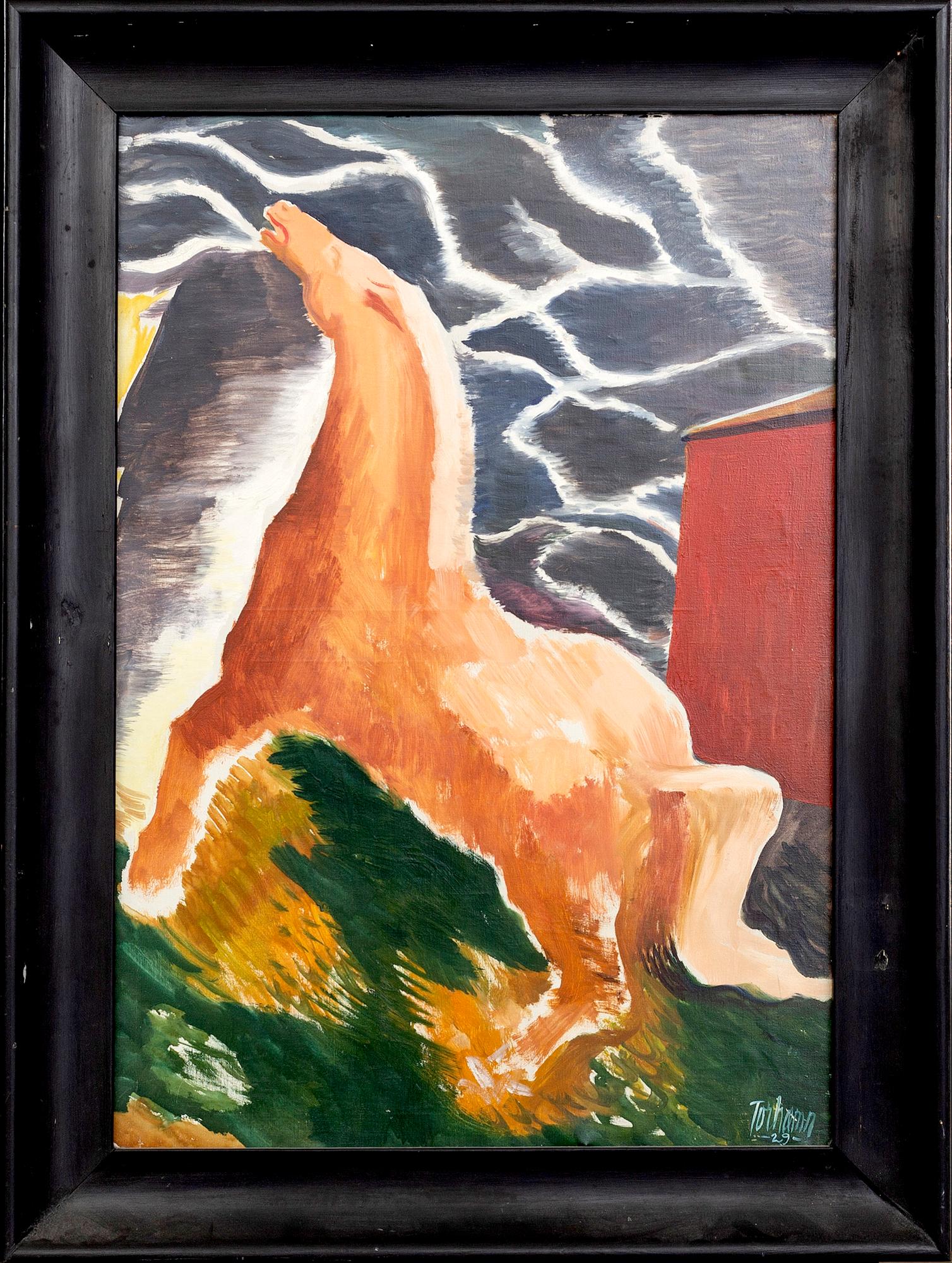 GUNNAR TORHAMN, oil on canvas, signed and dated -29.