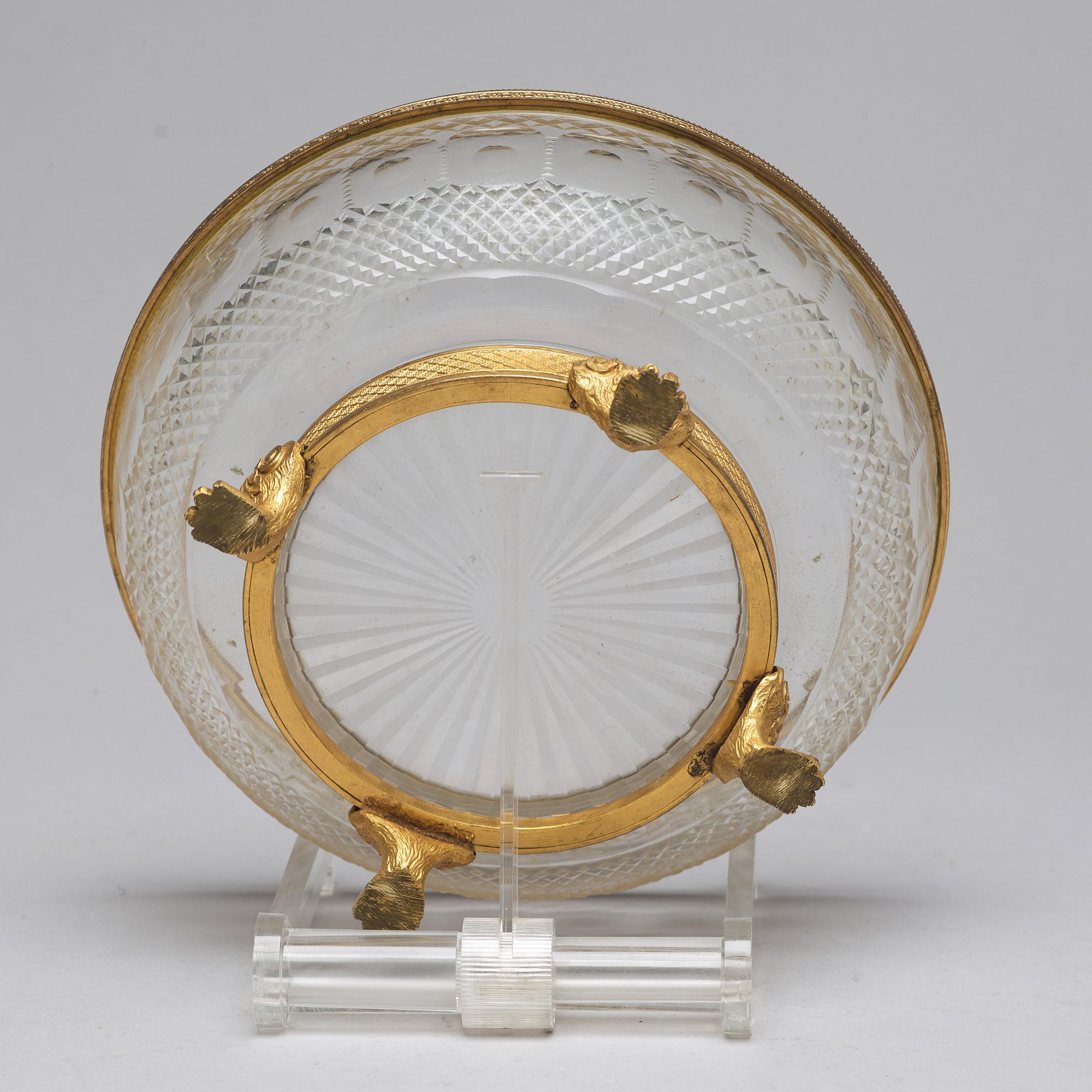 A French bowl, 19th ct.