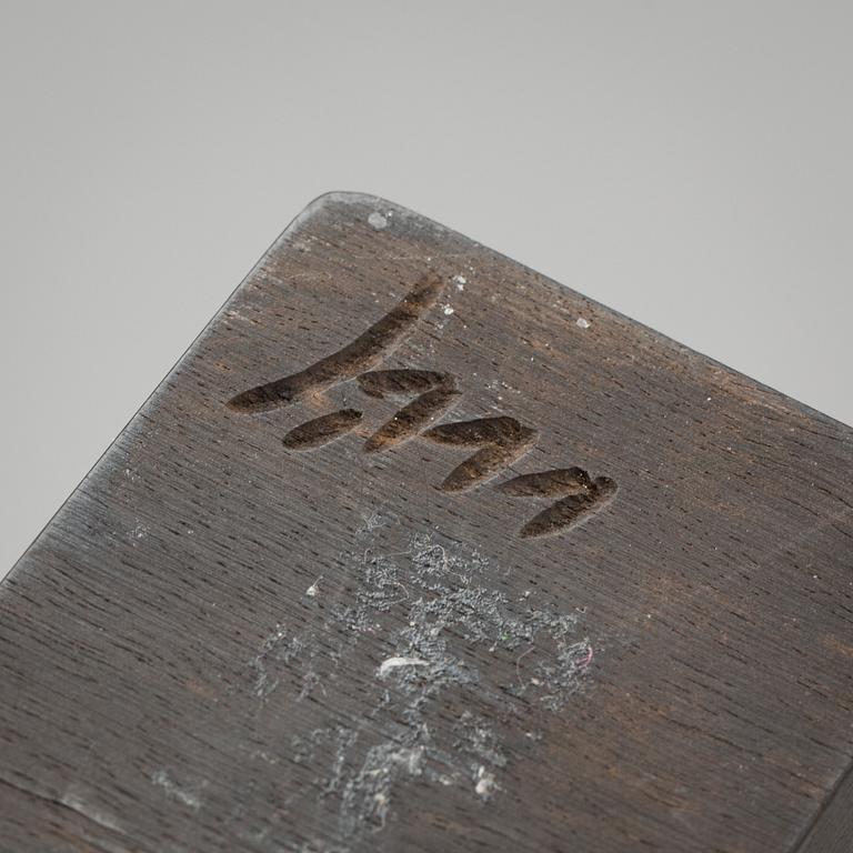 JOHNNY MATTSSON, skulptur, teak, signerad.