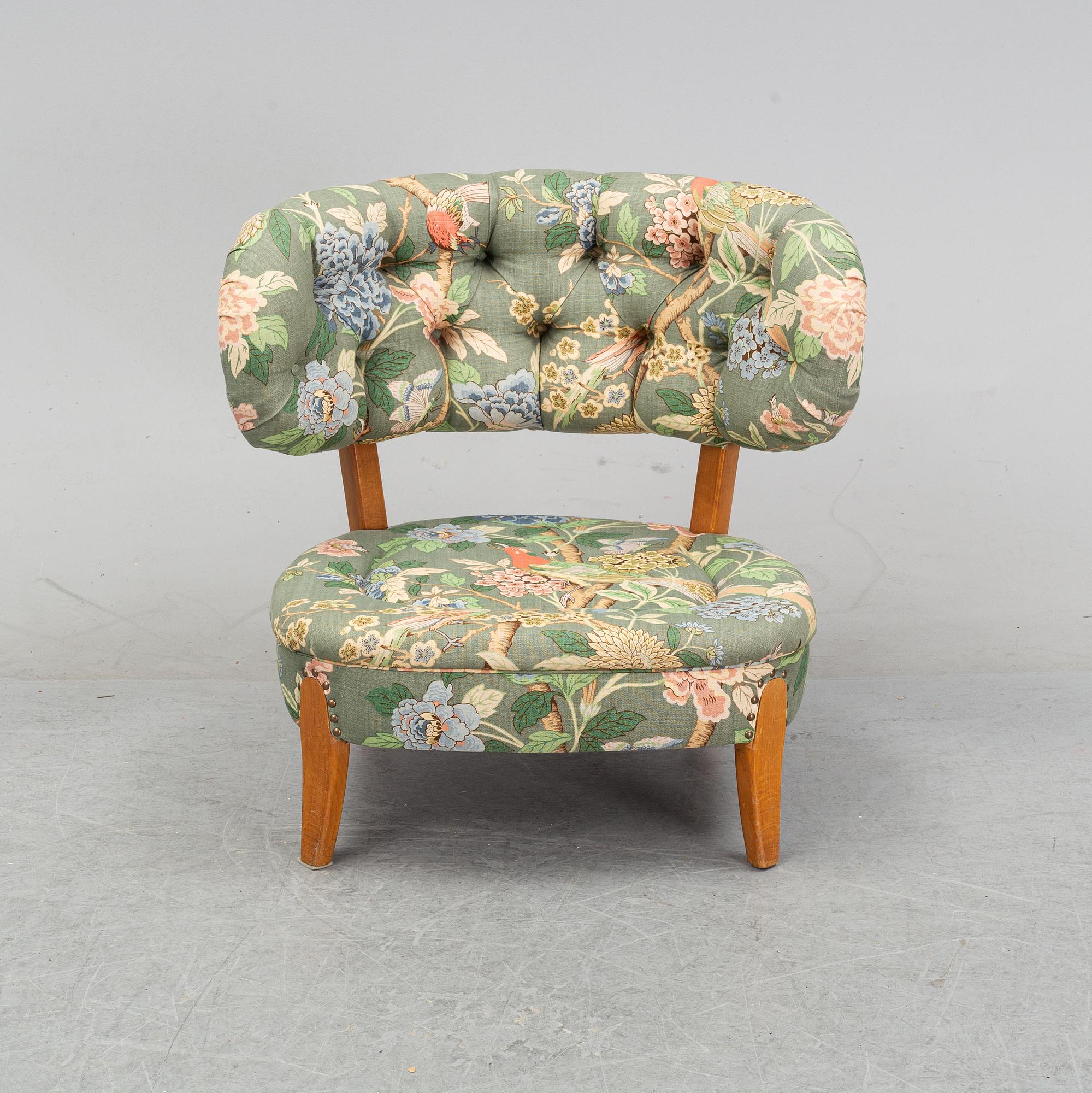 A 'Schulz' easy chairs by Otto Schulz for JIO, mid 20th Century.