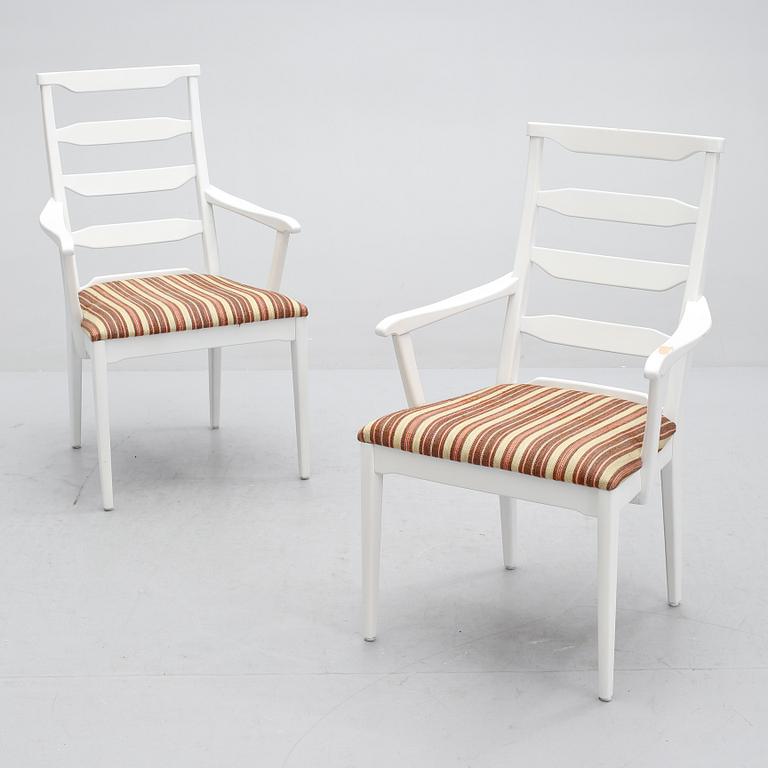 KARMSTOLAR, ett par, Vapensmeden, Carl Malmsten, 1900-talets andra hälft.