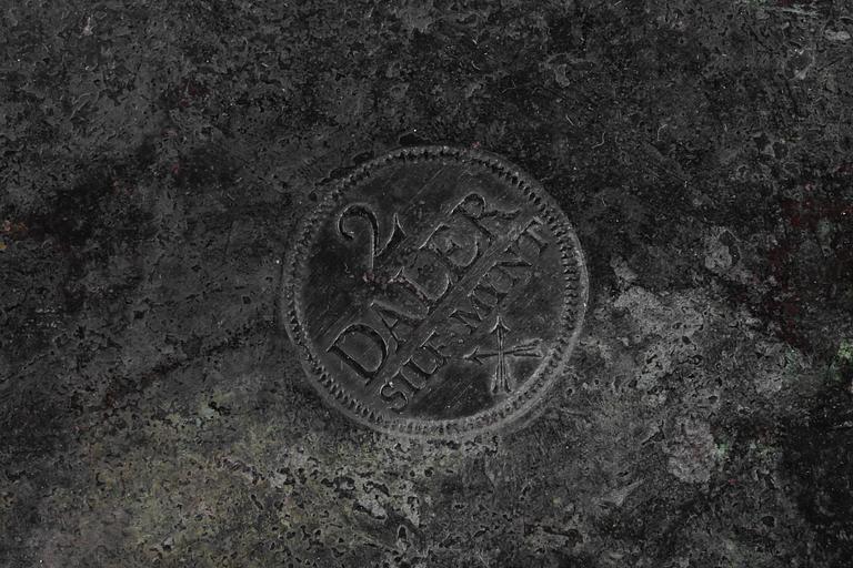 MYNT, koppar, 2 daler, 1725.