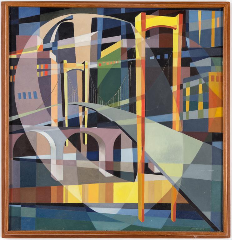 GÖSTA IDÅS, oil on panel, signed and dated -65.