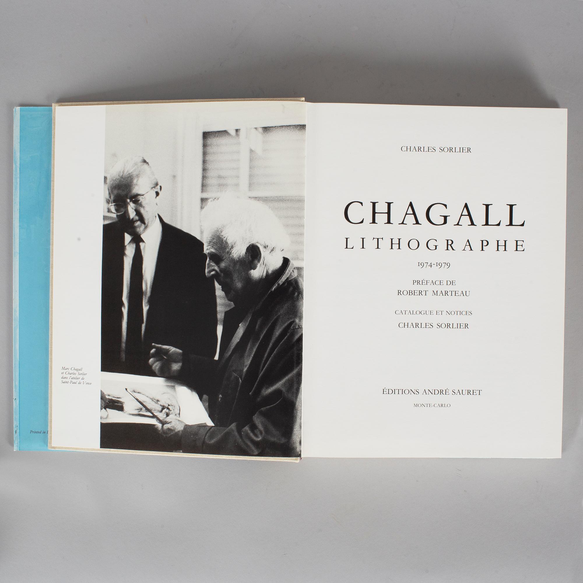 Three  volumes, "Chagall Lithographe, "IV, V, VI", 1969-1985.