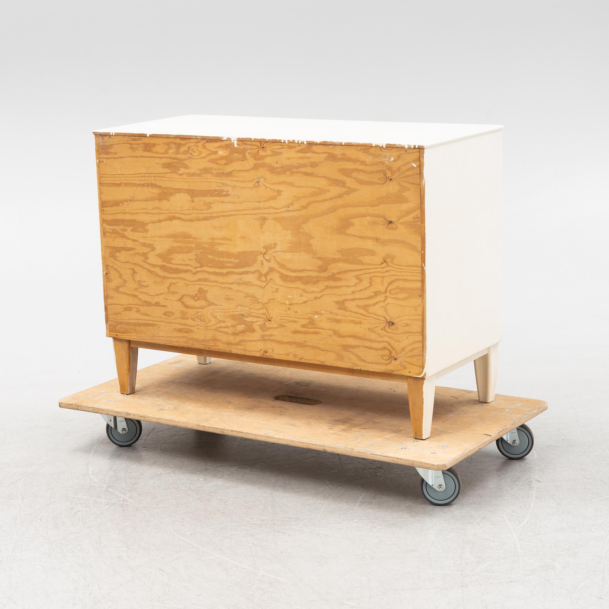 Axel Larsson, a painted dresser, Svenska Möbelfabrikerna Bodafors, Sweden 1940's.