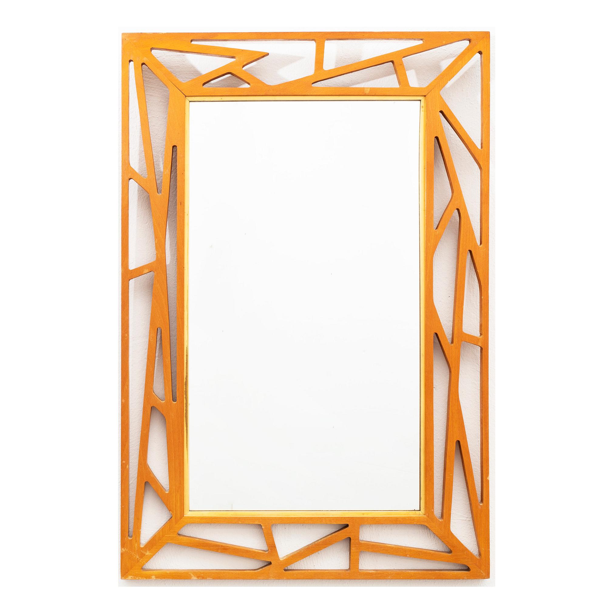 An 'Eden' Swedish Modern mirror from Gustafs, 1950's.