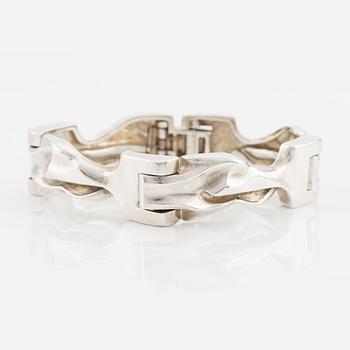 Björn Weckström, bracelet, "Cassiopeia" sterling silver. Lapponia 1978.