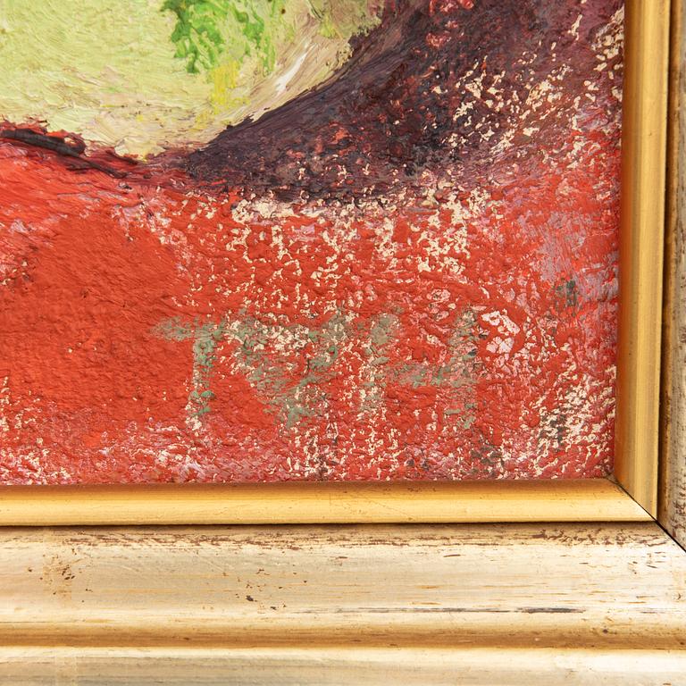 Tora Vega Holmström, oil on canvas signed.